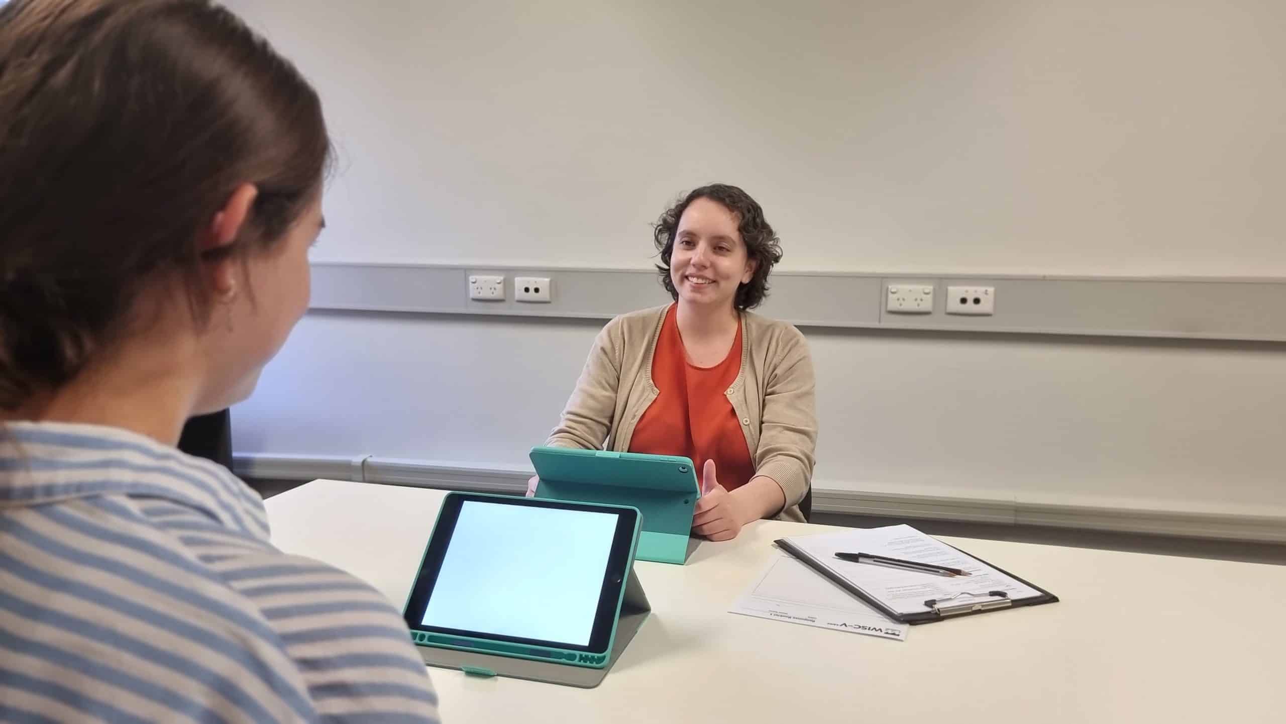 Psychologist with Client