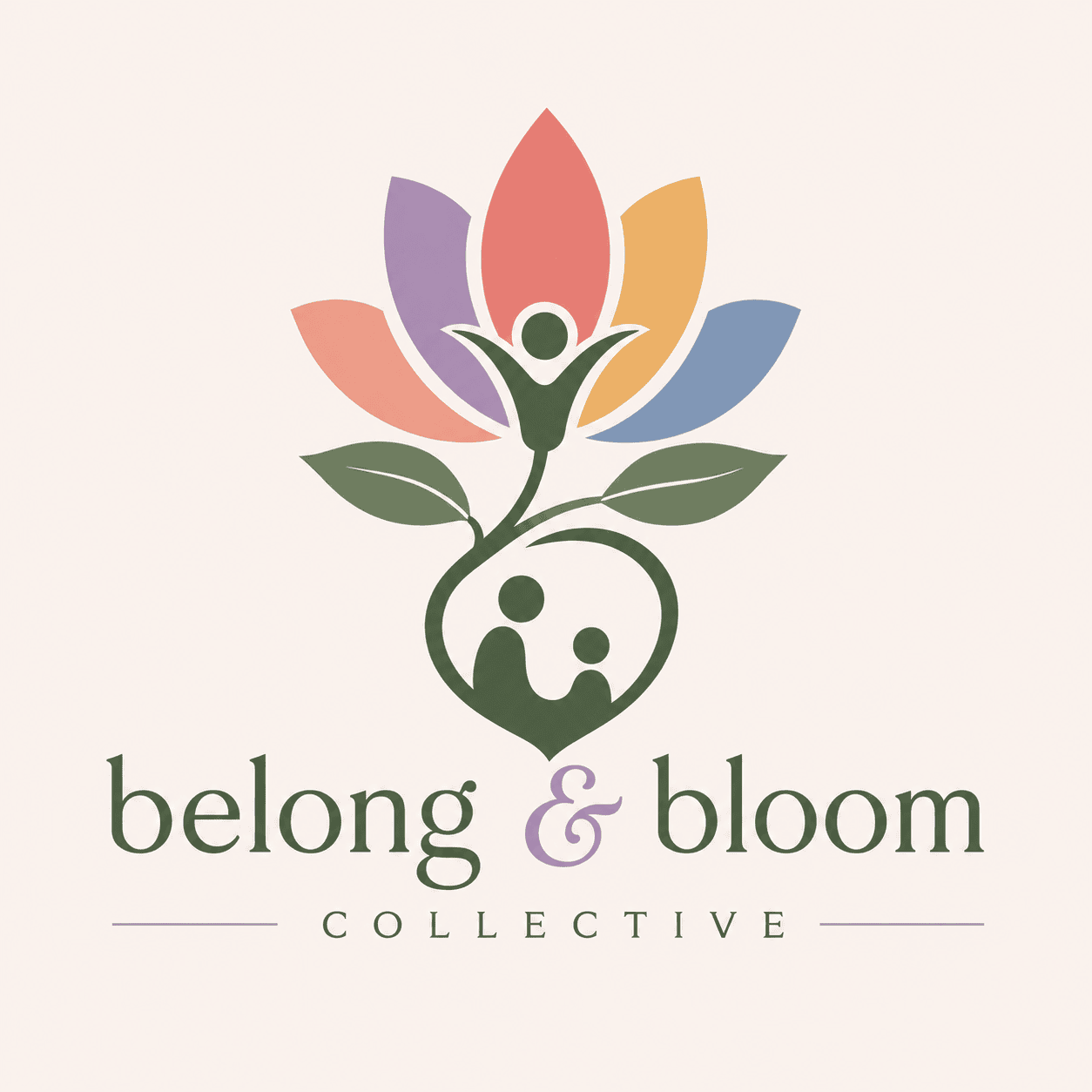 Belong and Bloom logo - Ashleigh Beckett-Mathews