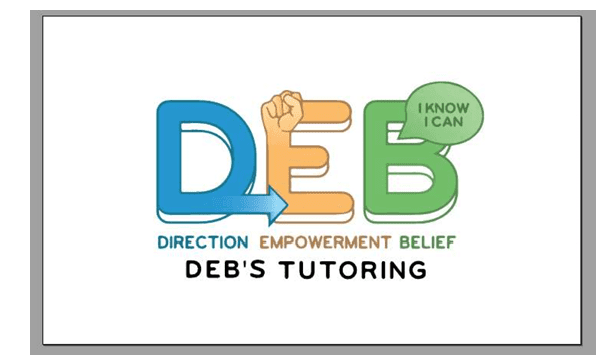 Deb's Tutoring Logo