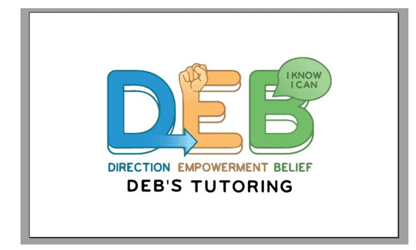 Deb's Tutoring Logo