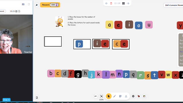 Online interface - Janine Ryan