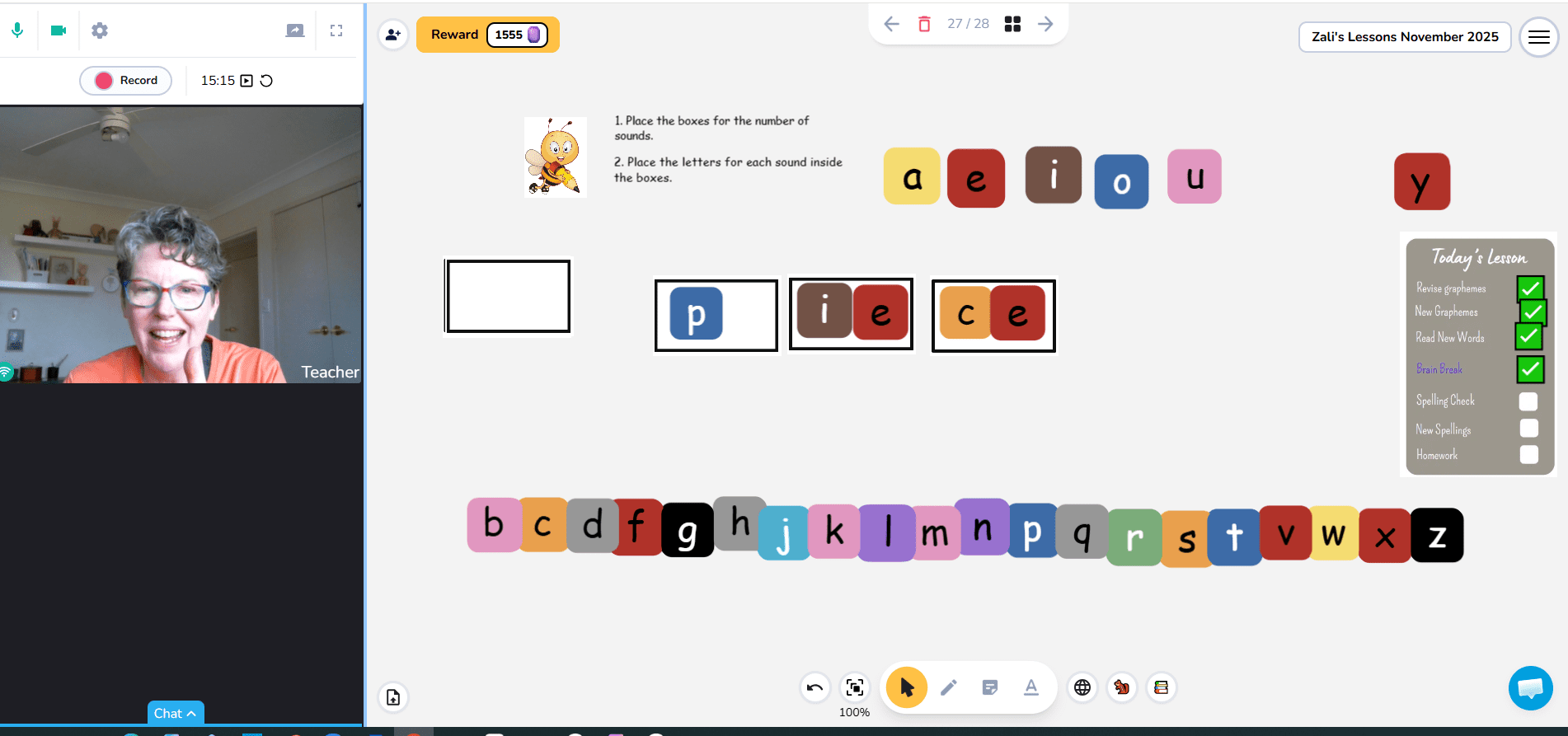 Online interface - Janine Ryan